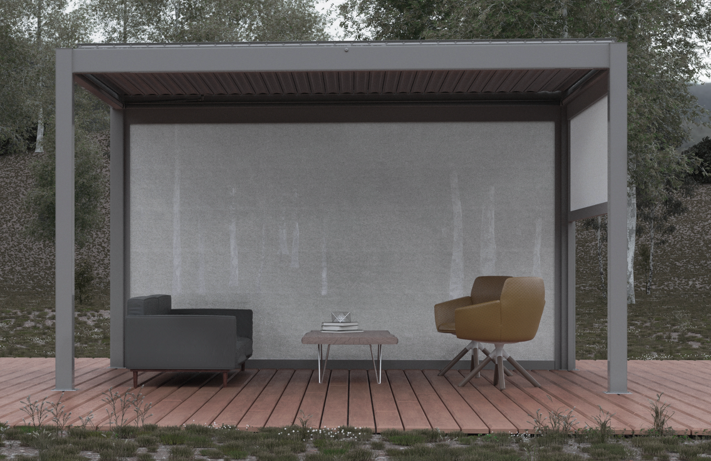 OVIA Motorize Pergola Sun Shade