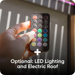 Motorized Roof+LED Lighting +App Control
