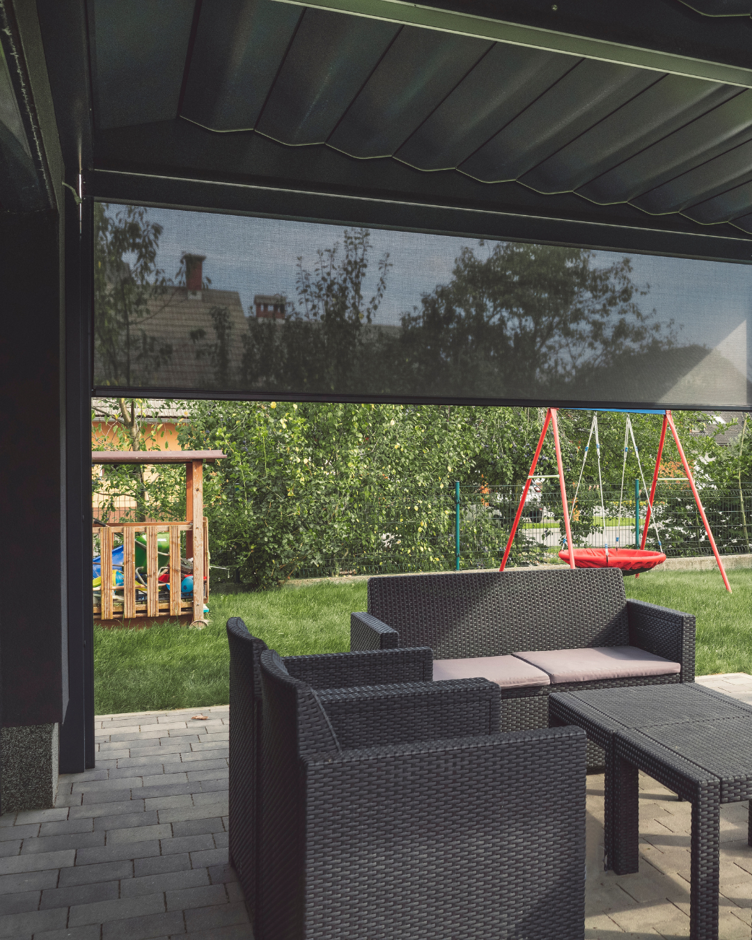 OVIA Motorize Pergola Sun Shade