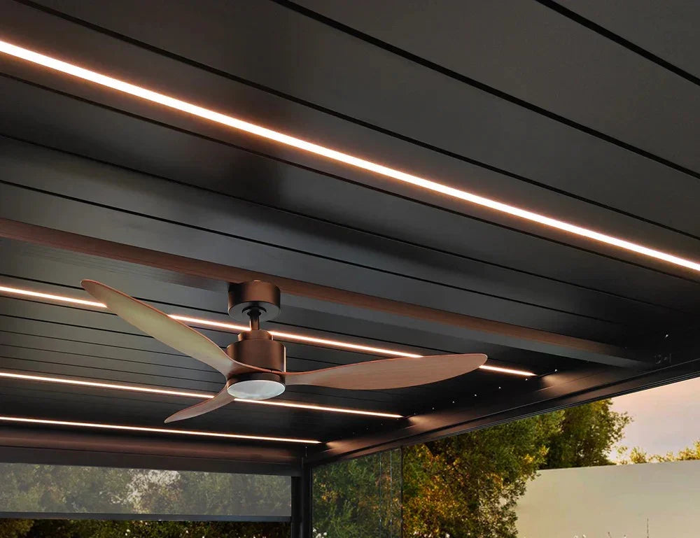 OVIA ceiling beam for pergola accessory mounting